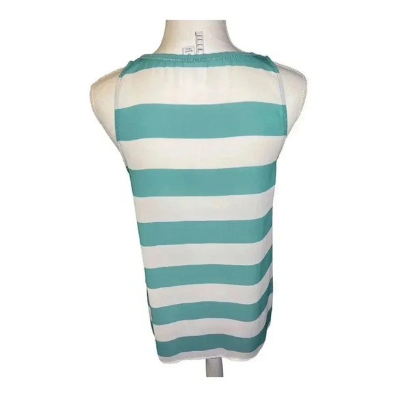 ELLE™ Striped High-Low Crepe Tank‎ - Women's xs - Picture 3 of 7
